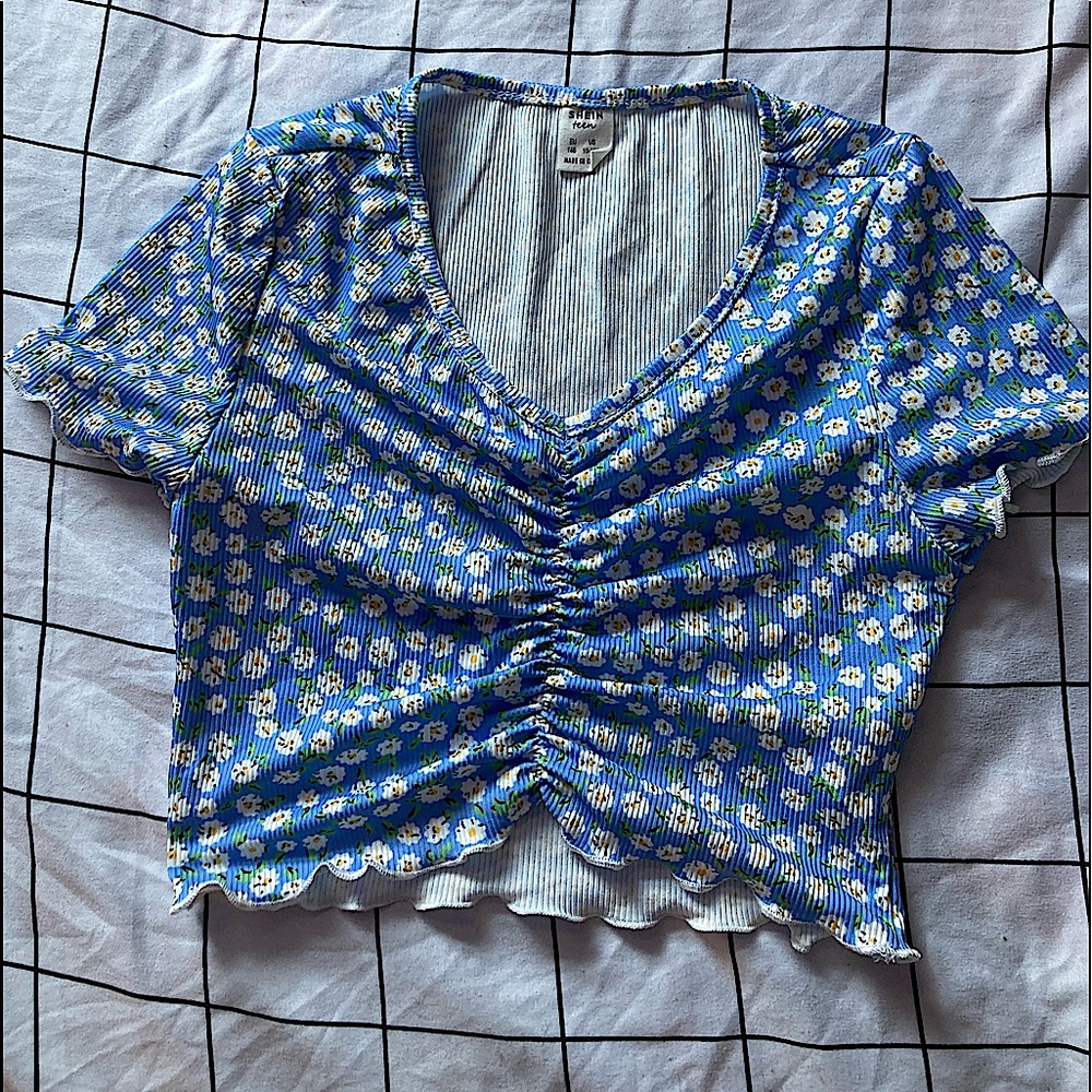 Flower crop top
